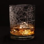 LVH Map of Lex Double Old Fashioned, Set of 4