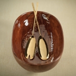 Gabonese Oval Mango Wood Bowl Large 15