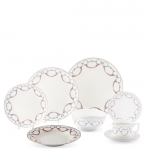 WELLINGTON BIT PATTERN BONE CHINA SOUP PLATE