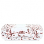 Country Estate Winter Frolic Hostess Tray 15″ Length x 6″ Width