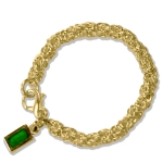 Gold Byzantine Link Bracelet