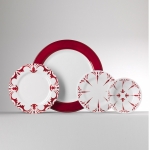 Tessa Red Melamine Dinner