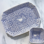 Uccello Blu Rectangular Platter 