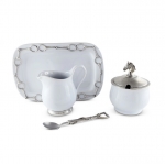 Equestrian Sugar and Creamer Set