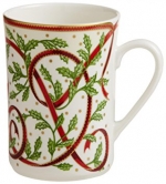 Can Mug Winter Festival White 10 Ounce



