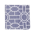 Trellis Navy Napkin