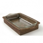 Rattan Rectangular 11x7 Baker Dish