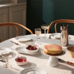 Fluted Serving Set - White