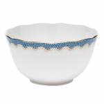 Fish Scale Blue Round Bowl 7 1/2\ 7.5\ Diameter
3.5 Pints

