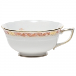 Chinese Bouquet Garland Rust Tea Cup 