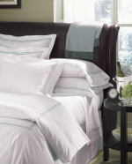 Grande Hotel White/Grey Full/Queen Duvet Cover