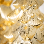 Lighted Gold Christmas Trees, Set of Three