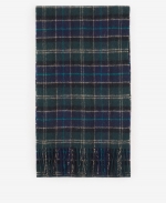 Tartan Lambswool Scarf - Green Loch