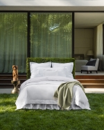 Giotto White King Flat Sheet