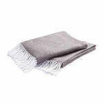 Pezzo Throw - Charcoal  50\ x 70\ 
100% cotton. Machine washable.

Machine Wash Warm. Do Not Use Bleach.  Tumble Dry Medium Heat.
100% Cotton