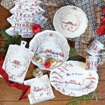 Country Estate Winter Frolic Hostess Tray