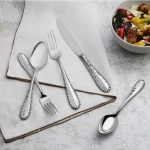 Molten 5-Piece Flatware Set - Gold