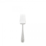 Repousse Sterling Cold Meat Fork Essential for use with party platters featuring cold meats and cheeses.

Sure to become the conversation piece at any dining occasion, this ornate pattern is embellished with an abundance of floral motifs along the entire stem and handle. Named after the art of repoussé - the process of embossing metal from the back by hammering - this luxurious design was first crafted in 1828 and continues to endure as a popular collectible. It adds a distinctive touch to traditional and formal settings, or can lend a surprising pop of texture to a simple modern table. Polish your sterling silver once or twice a year, whether or not it has been used regularly. 

Hand wash and dry immediately with a chamois or soft cotton cloth to avoid spotting. 