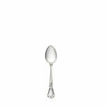 Chantilly Sterling Place Spoon Perfect eating utensil for cereal, dessert, coffee, ice cream and fruits.

Finely crafted with the graceful elegance associated with 18th Century France, this stately pattern was first introduced in 1895. The intricate design is embellished with a cascade of deeply carved borders showcasing a slender raised central panel along the handle and a more substantial open panel that can be monogrammed near the tip, which is crowned with a delicate fleur de lis. A stunning addition to traditional and formal interiors, this regal pattern will turn every meal into an event.

Polish your sterling silver once or twice a year, whether or not it has been used regularly. Hand wash and dry immediately with a chamois or soft cotton cloth to avoid spotting.
