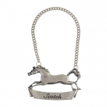 Horse Stride Decanter Label - Scotch 3\ Wide x 1.75\ Height
Pewter