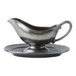 Pewter Stoneware Sauce Boat 9