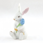 Blossom Bunny - White Blue