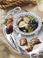 Rope Oval Serving Tray 17