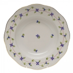 Blue Garland Rim Soup Plate 8\ Diameter