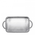 Pearled Medium Service Tray 16 1/2