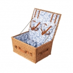 Field of Flowers Chambray Picnic Basket 