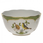 Rothschild Bird Green Border Round Bowl 7 1/2\ 7.5\ Diameter
3.5 Pints


