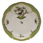 Rothschild Bird Green Border Tea Cup Saucer - Motif #1 