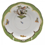 Rothschild Bird Green Border Tea Cup Saucer - Motif #3 