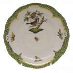 Rothschild Bird Green Border Tea Cup Saucer - Motif #4 