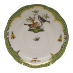 Rothschild Bird Green Border Tea Cup Saucer - Motif #5 