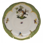 Rothschild Bird Green Border Tea Cup Saucer - Motif #10 