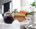 Blueberry Jam Jar with Spoon