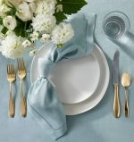 Dinner Napkins Set of 4 With Monogram Ocean 