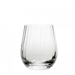 Corinne Large Wine Tumbler Color  - Clear
Capacity -  425ml / 15oz
Dimensions - 4¾\ / 12cm
Material   -  Handmade Glass
Pattern   -  Corinne