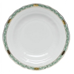 Chinese Bouquet Garland Green Dessert Plate 