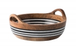 Stonewood Stripe Round Serving Bowl